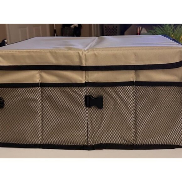 Car Trunk Organizer, Collapsible Multi Compartment Car Organizer, Foldable - Picture 2 of 2